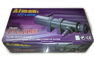 Atman UV lamp 11W đèn uv thủy sinh, đèn uv hồ cá, đèn uv